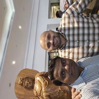 With my school friend Harsha